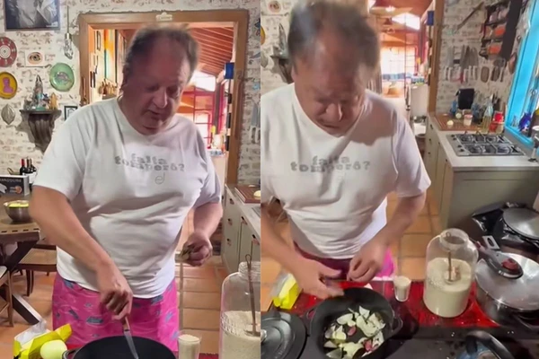 Érick Jacquin prepara arroz com manteiga, tomilho e folha de louro