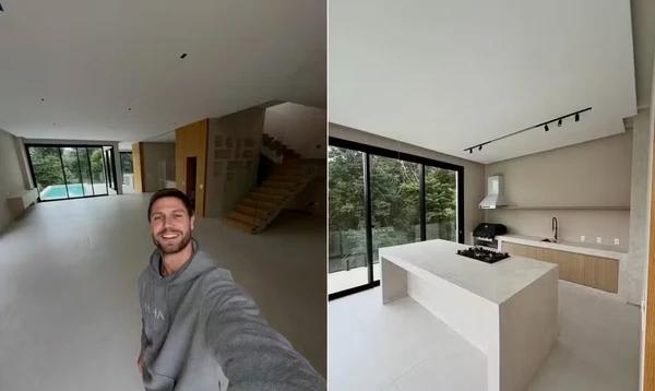 Ex-BBB Jonas Sulzbach celebra mansão finalizada após 4 anos de obras por Reprodução/Instagram