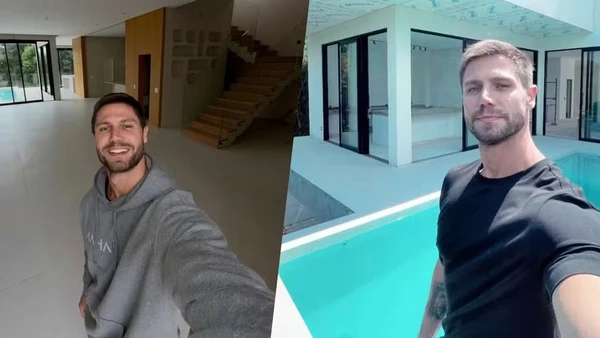 Ex-BBB Jonas Sulzbach celebra mansão finalizada após 4 anos de obras por Reprodução/Instagram