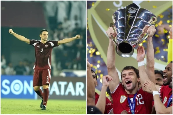Desde 2014 atuando no Catar, Lucas Mendes conquistou a nacionalidade do país em 2023. A convocação para a Copa de 2026 marca sua primeira participação em um Mundial. por Reprodução