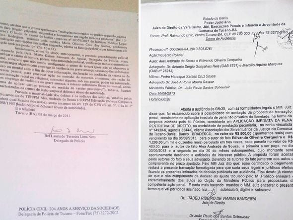 O que dizia o inquérito policial  por Reprodução 