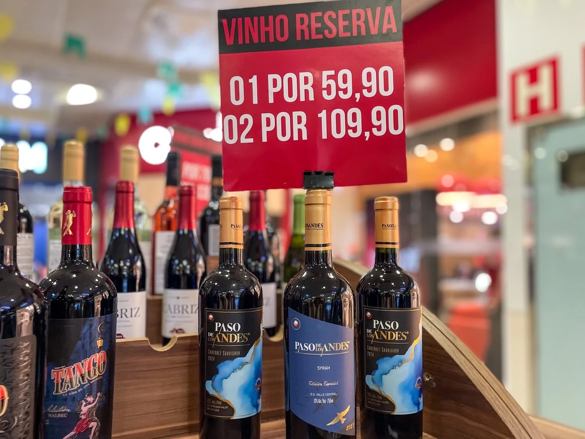 Vinho reserva Passo de los Andes por R$ 59,90 e dois por R$ 109,90
Onde: Adega do Vinho (Shopping Center Lapa - L1) por Opções de presentes para o Dia dos Namorados
