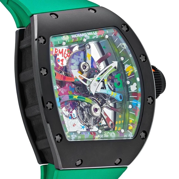 Richard Mille RM 68-01 Cyril Kongo Tourbillon (R$ 10,7 milhões): criado em parceria com o artista francês Cyril Kongo por Reprodução