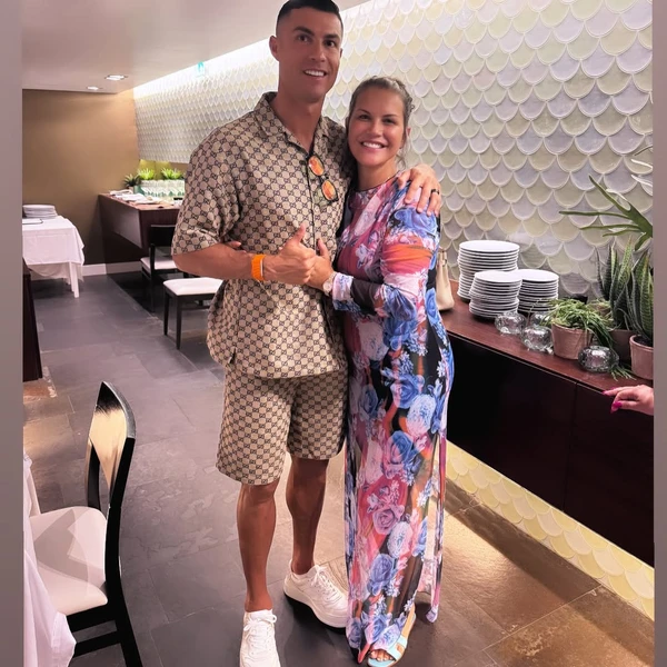 Cristiano Ronaldo e Katia Aveiro por Reprodução/Instagram