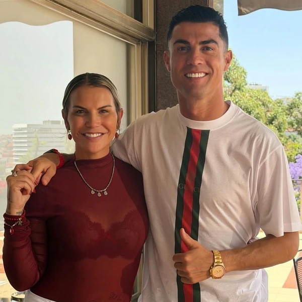 Cristiano Ronaldo e Katia Aveiro por Reprodução/Instagram